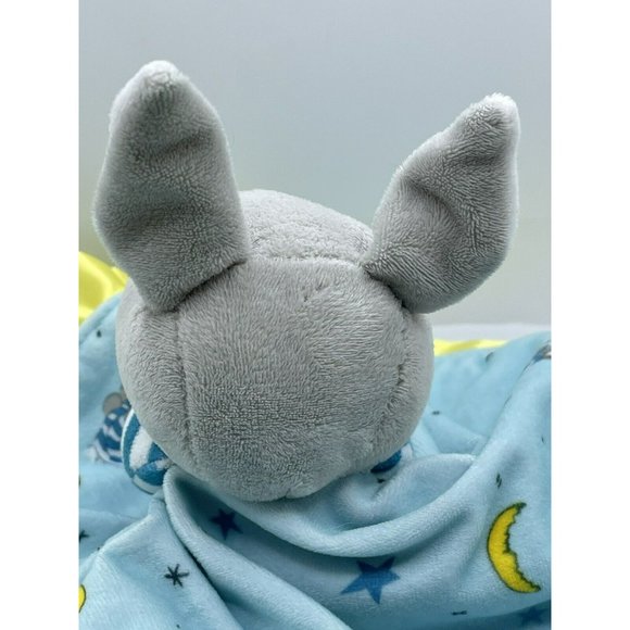 Kids Preferred Goodnight Moon Lapin Gray Bunny Blue Stars Lovey Security Blanket - Picture 4 of 6